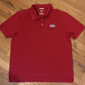 Ole Miss Rebels CB Drytec Cutter & Buck polo